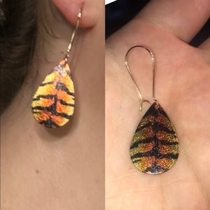 Tiger earrings